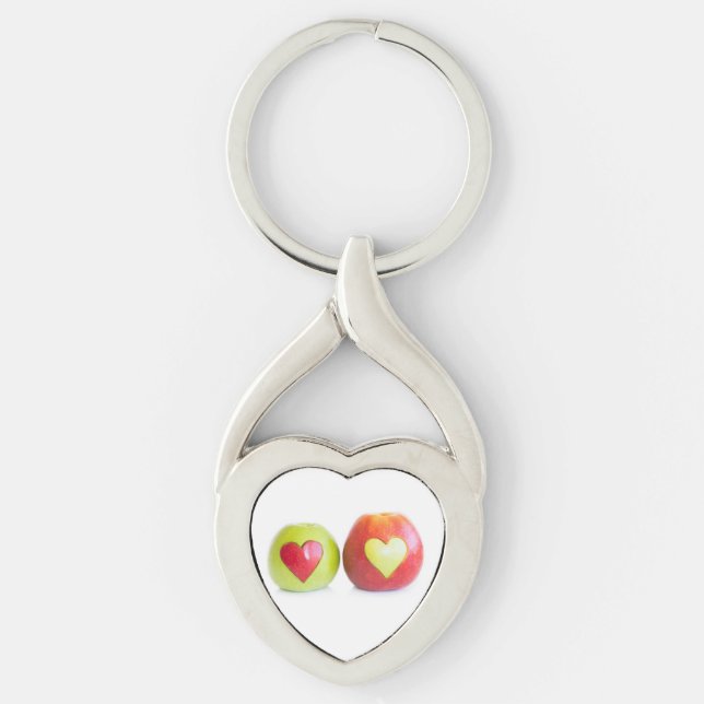 Two hearts One love Key Ring (Front)