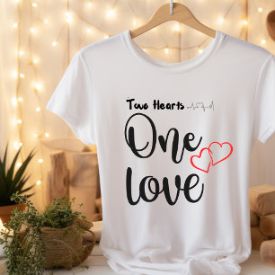Two Hearts One Love Tshirts, Couples Tees