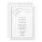 Two Hearts One Love Wedding Invitations