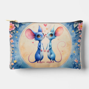 Two Hearts, One Love – Wedding Mice. Accessory Pouch