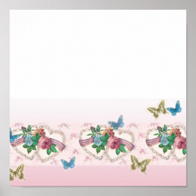 TWO HEARTS ONE MIND WEDDING CERTIFICATE POSTER (Front)