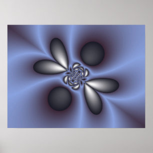 Two Hearts Pattern Poster