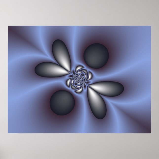 Two Hearts Pattern Poster (Front)