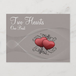 Two Hearts Postcard