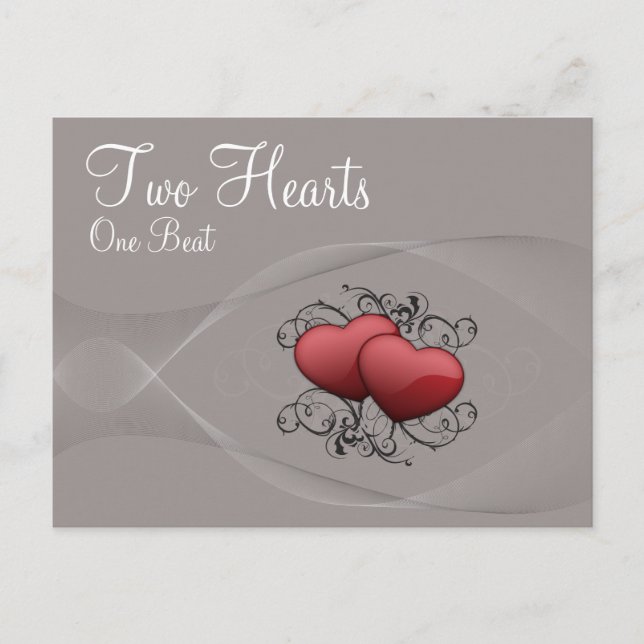 Two Hearts Postcard (Front)