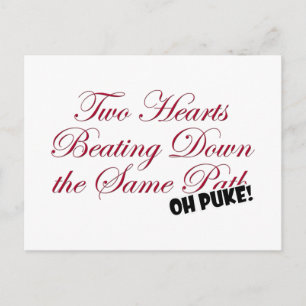 Two Hearts Postcard