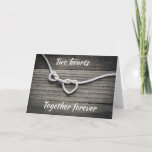 TWO HEARTS TOGETHER FOREVER WIFE BIRTHDAY HOLIDAY CARD<br><div class="desc">LET HER KNOW JUST HOW "SPECIAL SHE IS" ON HER "SPECIAL DAY" AND THANKS FOR STOPPING BY ONE OF MY EIGHT STORES!!!!</div>