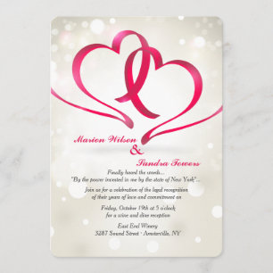 Two Hearts United Invitation