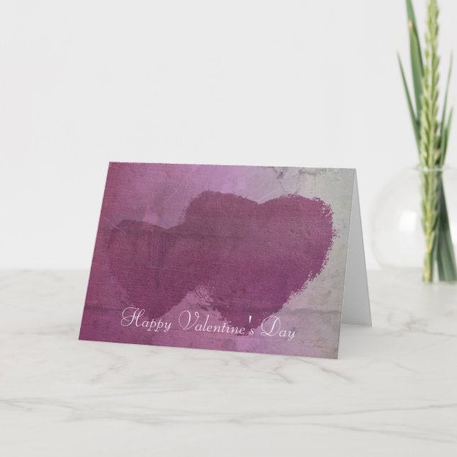 Two Hearts Valentines Day Card (Front)