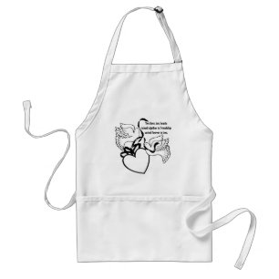 Two Hearts Wedding Apron