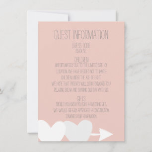Two Hearts Wedding Invitation