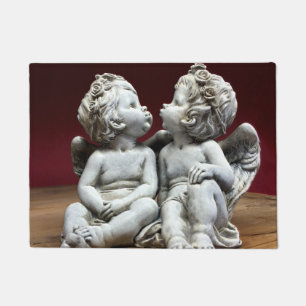 Two Heavenly Angel Cherubs Doormat
