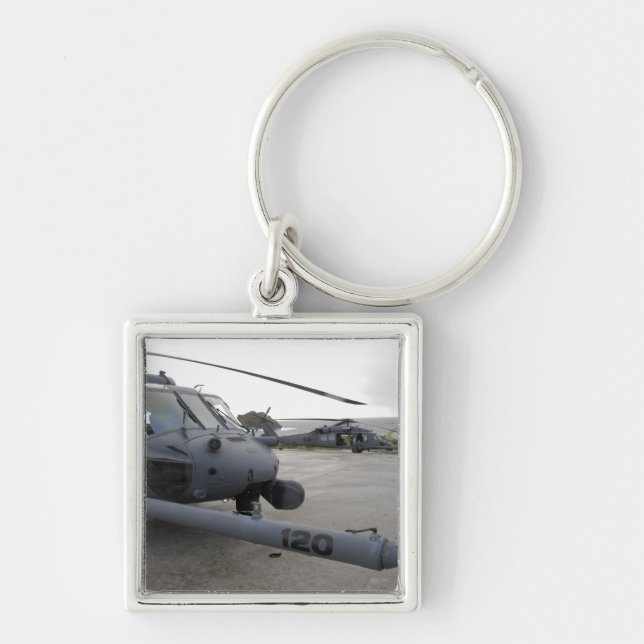 Two HH-60G Pave Hawks Key Ring (Front)