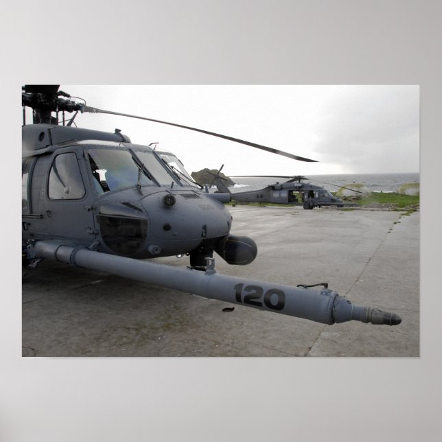 Two HH-60G Pave Hawks Poster (Front)