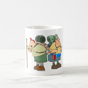 Two Hikers Hiking Mug