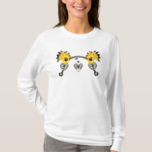 Two Hoopoe Birds and a Worm T-Shirt