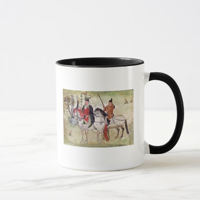 Two Horsemen in a Landscape Mug (Right)