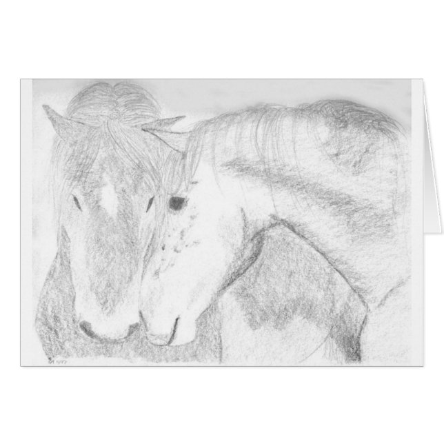 Two horses (Front Horizontal)