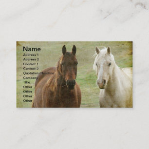 Two Horses Business Card