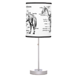 Two Horses Table Lamp