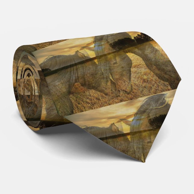 Two Horses Tie (Rolled)