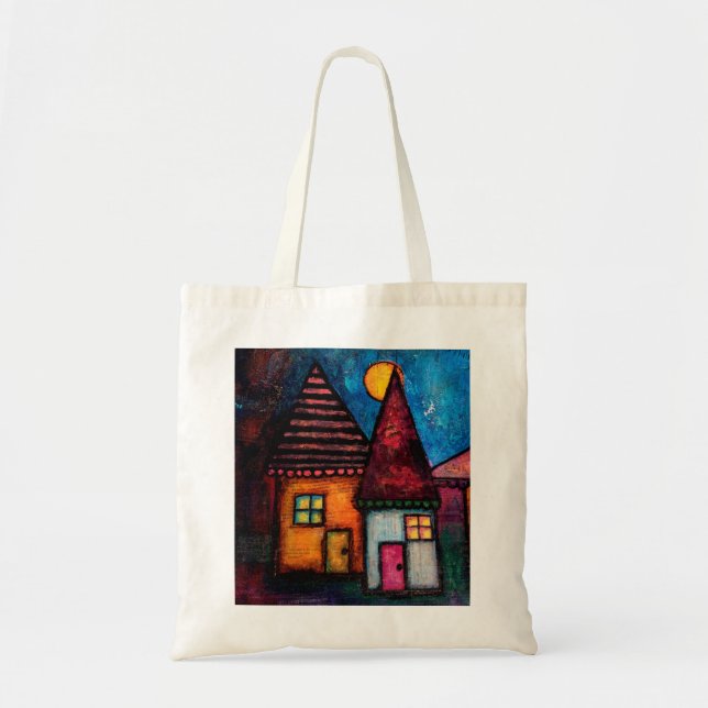 Two Houses Tote Bag (Front)