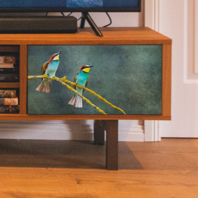 Two Hummingbirds Watching Decoupage Tissue Paper (Creator Uploaded)