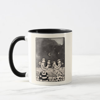 Two In love ink Drawing Mug