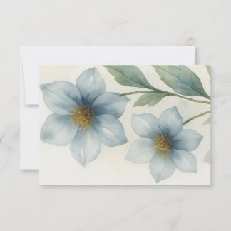 Two Initial Monogram Black Couple Stationery  Thank You Card