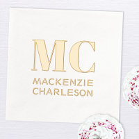 Two Initial Simple Monogram Initial Name