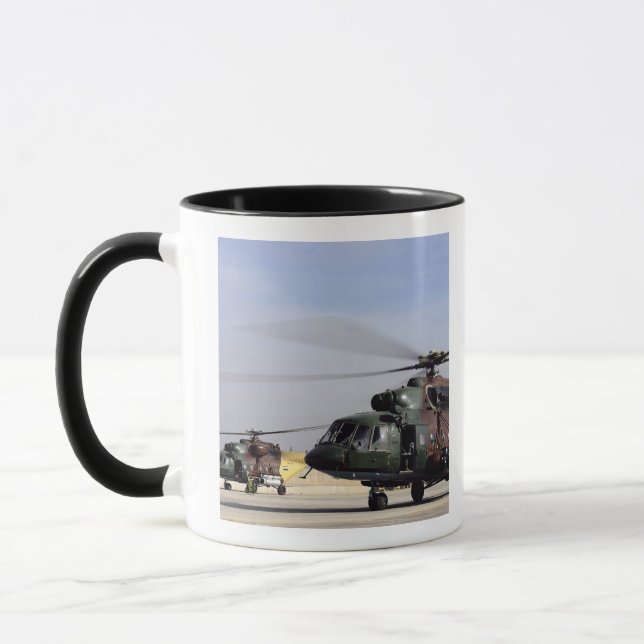 Two Iraqi Mi-17 Hip Helicopters Mug (Left)