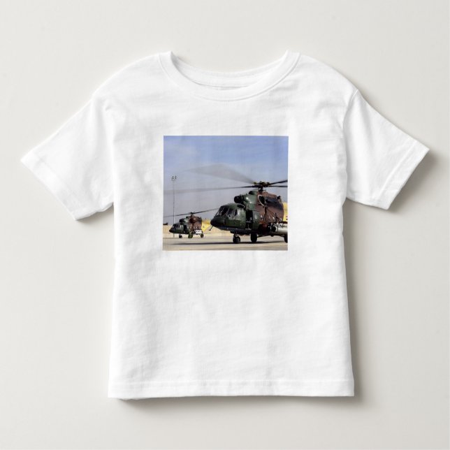 Two Iraqi Mi-17 Hip Helicopters Toddler T-Shirt (Front)