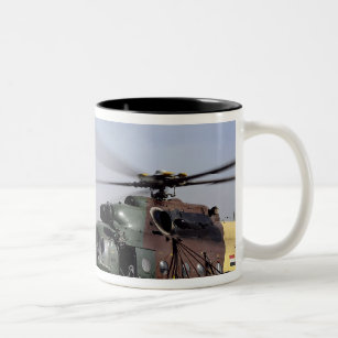 Two Iraqi Mi-17 Hip Helicopters Two-Tone Coffee Mug
