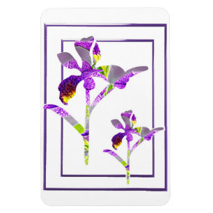 Two Irises ~ Magnet