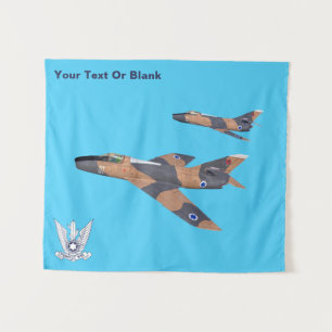 Two Israeli Super Mystères Tapestry