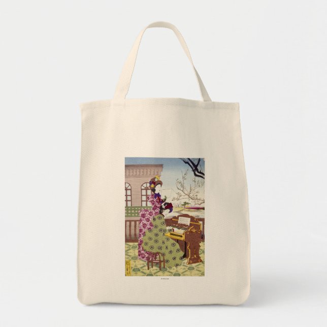Two Japanese Ladies, C1890 Tote Bag (Front)