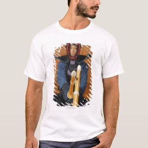 Two Kendo Fencers Sparring T-Shirt
