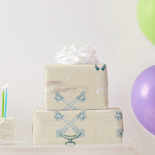 Two Keys Together Wrapping Paper (Creator Uploaded)