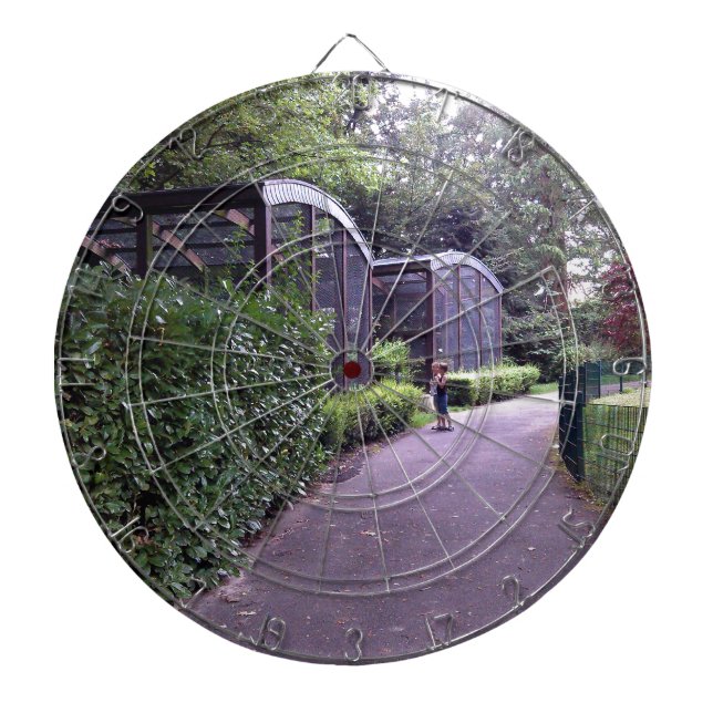 two kids in park dartboard (Front)