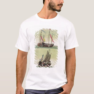 Two kinds of Chinese Junk, illustration from 'Le C T-Shirt