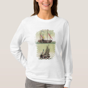 Two kinds of Chinese Junk, illustration from 'Le C T-Shirt