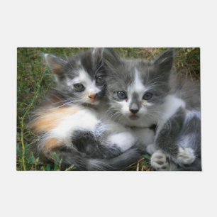 Two Kittens Doormat