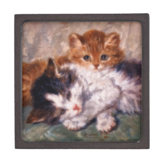 Two Kittens Snuggle by Henriëtte Ronner-Knip Gift Box