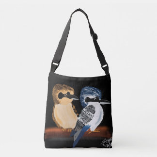 Two Kookaburras cross body bag