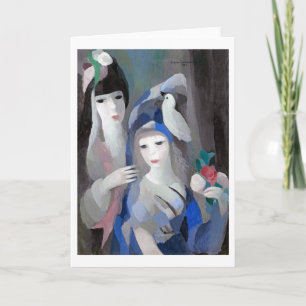 Two Lady and Dove, Marie Laurencin Card