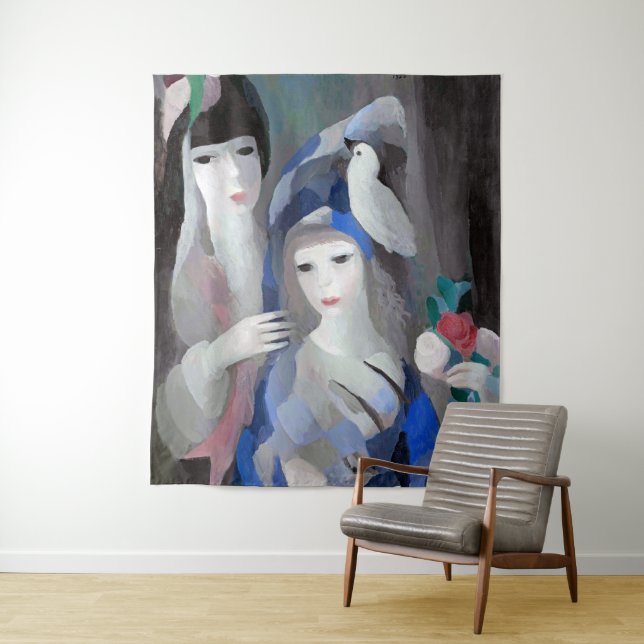 Two Lady and Dove, Marie Laurencin Tapestry (In Situ)