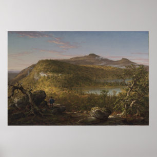 Two Lakes & Mountain House — Thomas Cole Poster