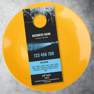 Two Languages Pressure Washing Power Washing Roof Door Hanger