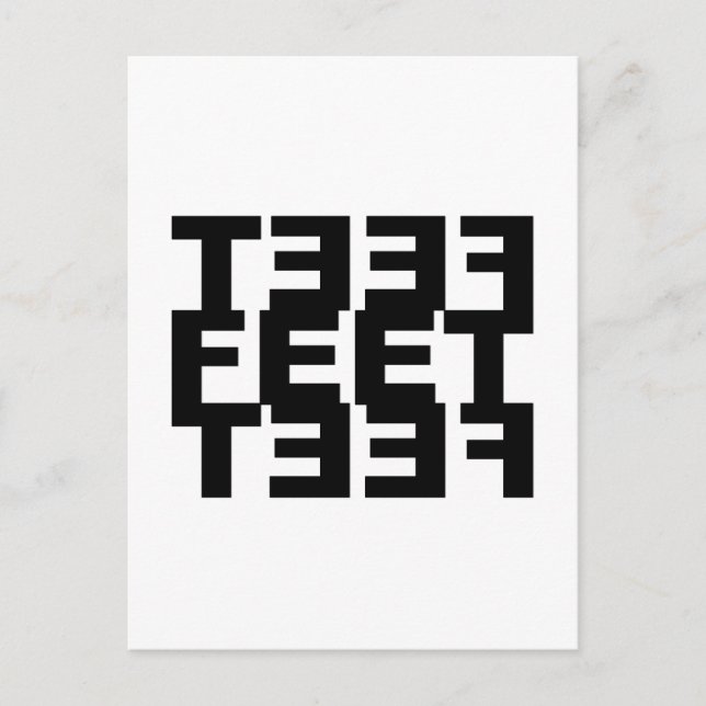 Two Left Feet Postcard (Front)