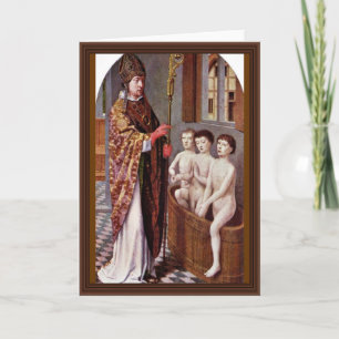 Two Legends Of St. Nicholas By David Gerard Holiday Card